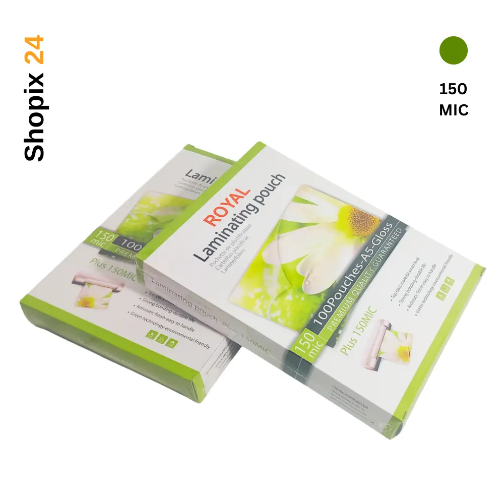 طلق پرس رویال سایز A5 ضخامت 150 میکرون - Image 2